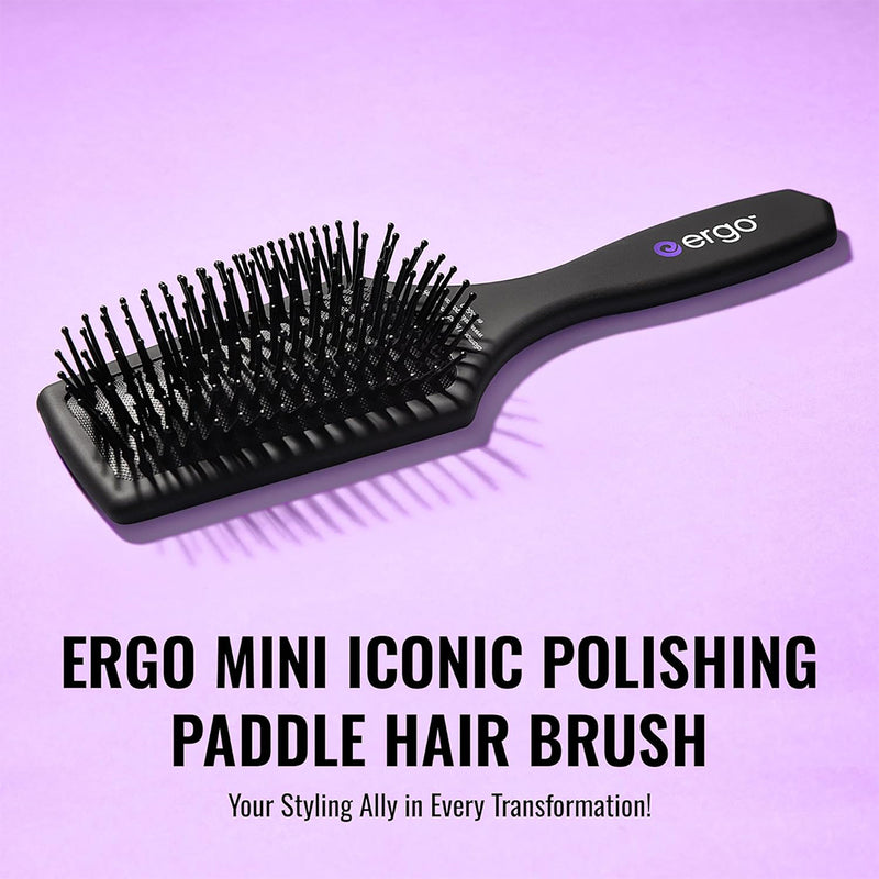 er500 Mini Ionic Polishing Paddle Hair Brush