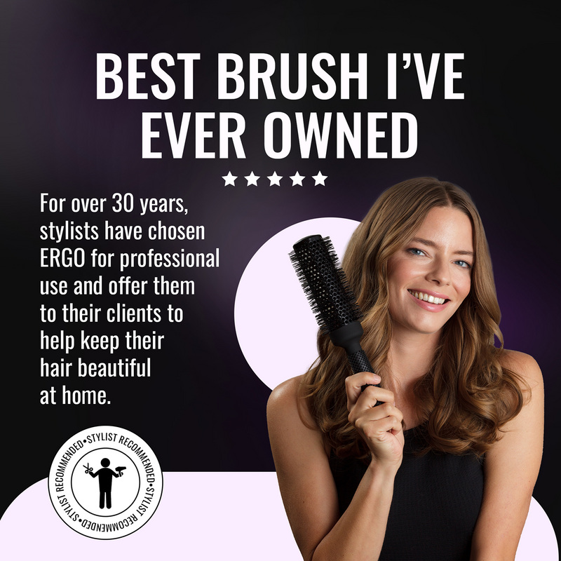 er53  Ionic Ceramic Round Hair Brush