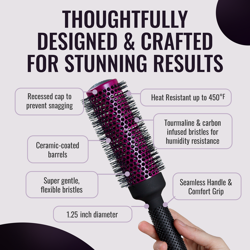 erg33 Super Gentle Round Hair Brush