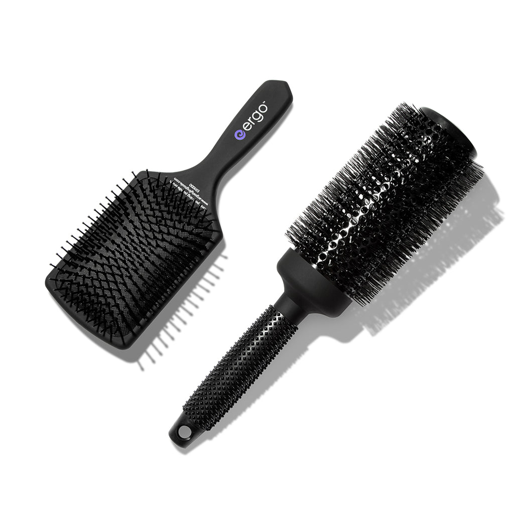 Ergo Ionic Ceramic Round Hair Brush ERG53 - 2 3/4 inch Super Gentle